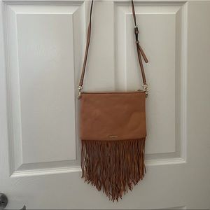 Tan Rebecca Minkoff Fringe crossbody